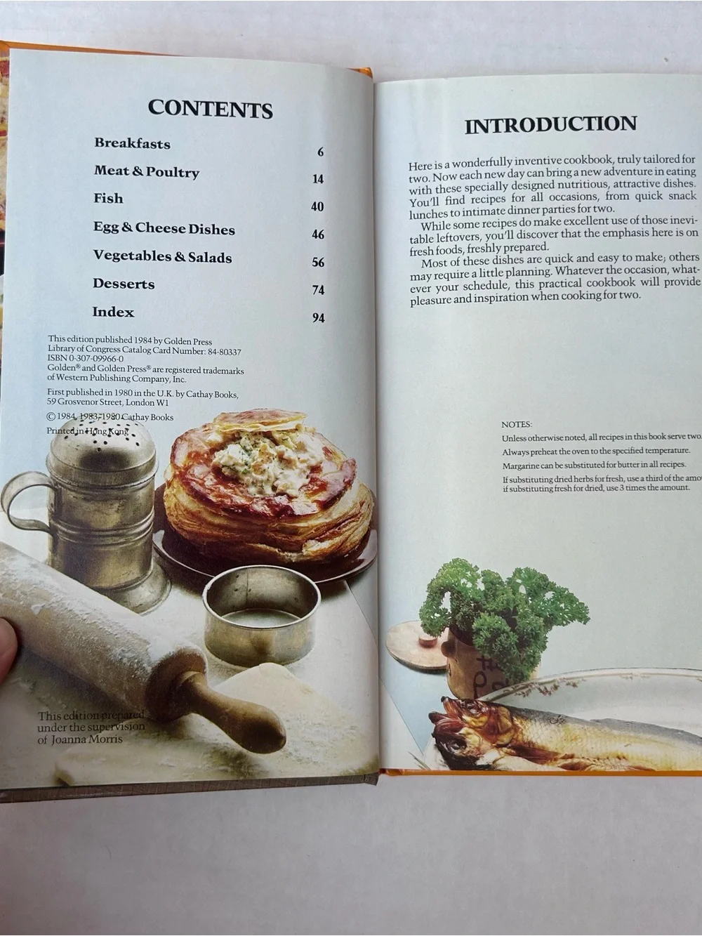 2 Ct Lot: Cooking For Two Rhona Newman & Cooking For 1 Or 2 Katherine Greensberg